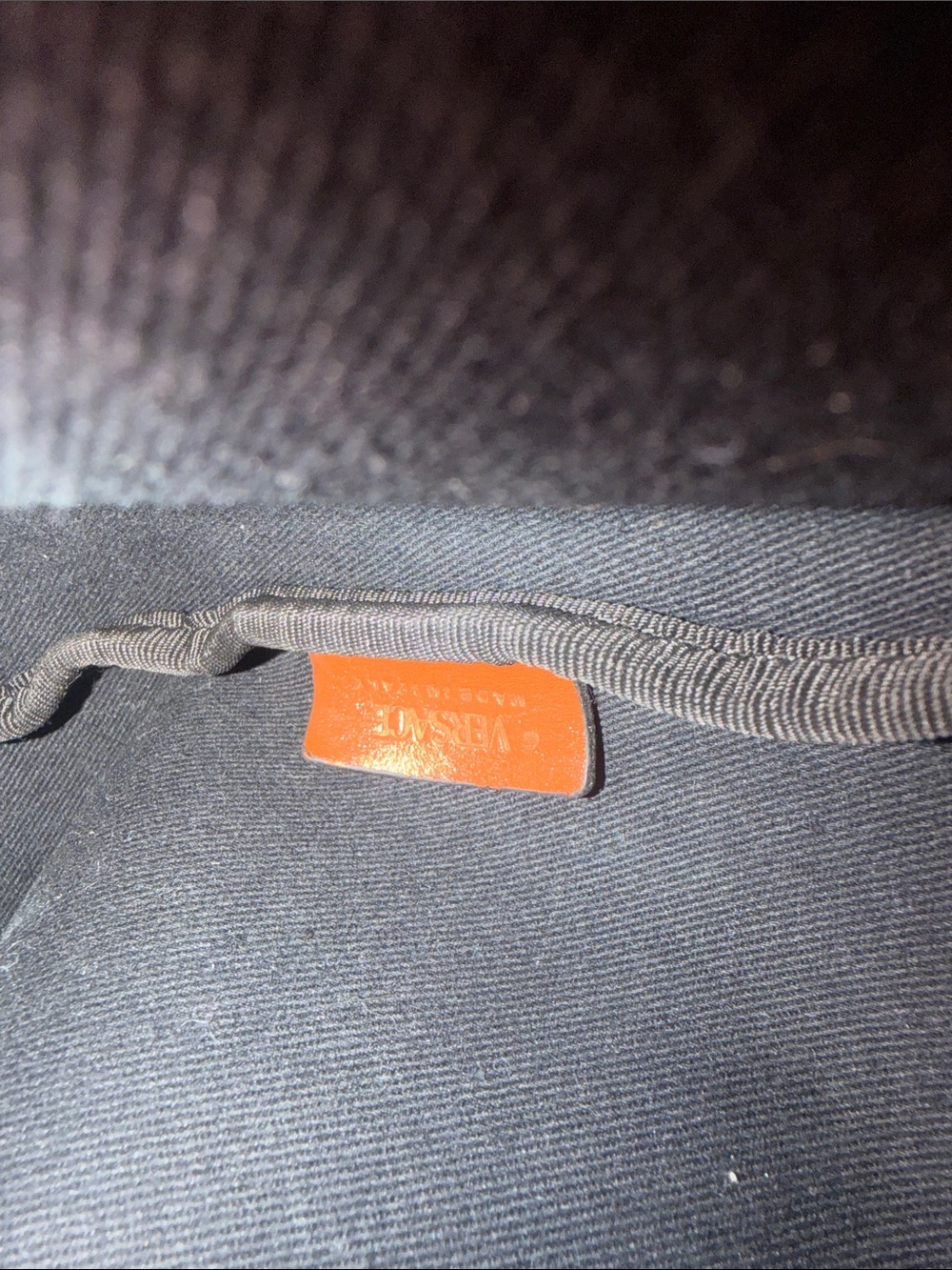 Versace Brown Tote with Neon Red Logo and Lime Accents - Picture 14 of 14